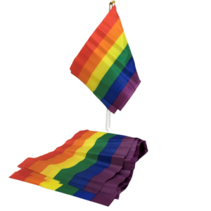 PRIDE - LGBT-Fahne, kleine Fahne, Banner
