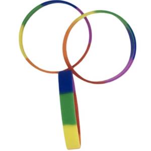 PRIDE - LGBT-Fahne Silikonarmband