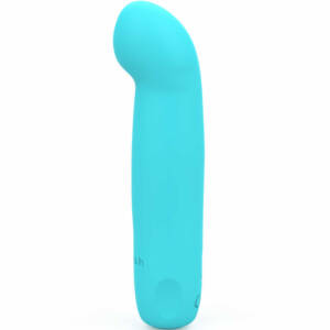 B SWISH - BCUTE CURVE INFINITE klassischer wiederaufladbarer Vibrator aus blauem Silikon
