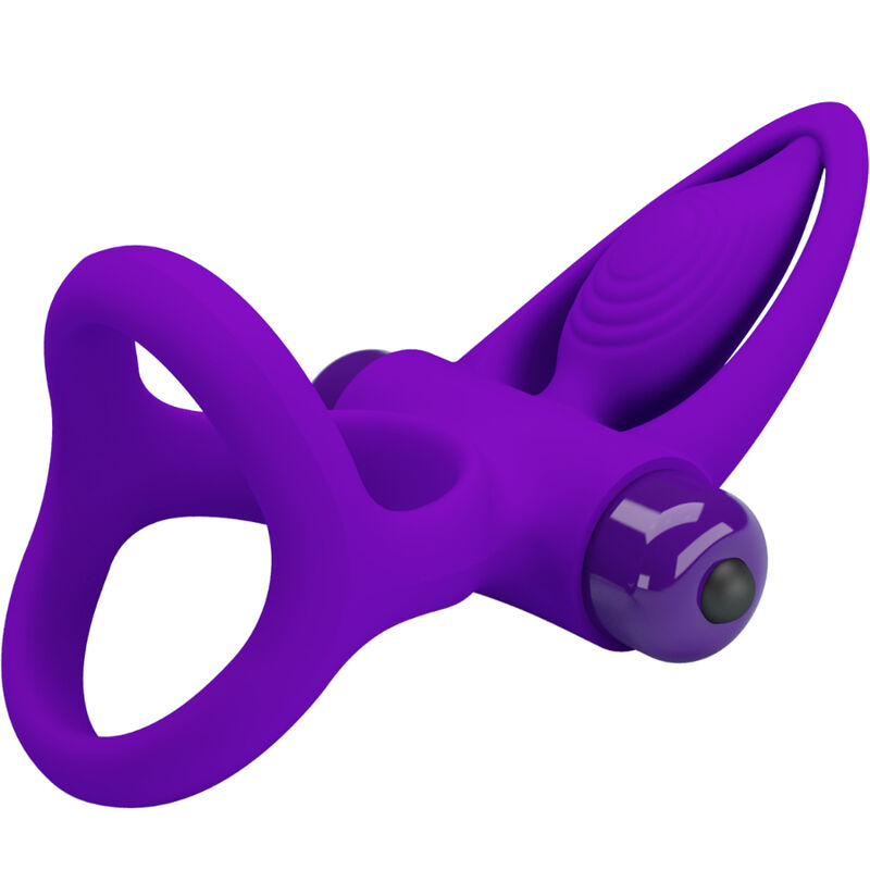 PRETTY LOVE - Vibratorring 10 Vibrationen Lila Silikon