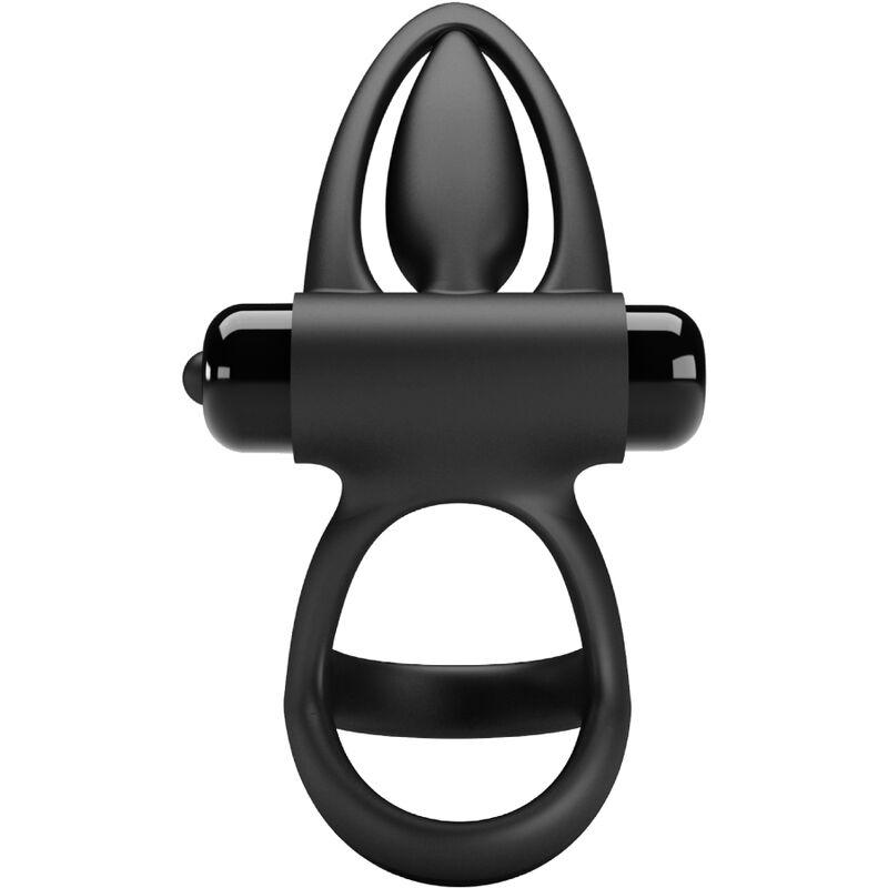PRETTY LOVE - Vibrationsring 10 Vibrationen schwarzes Silikon