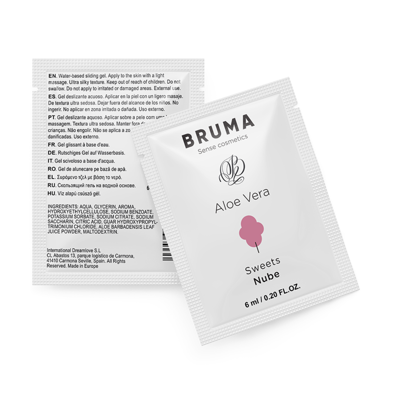 BRUMA - ALOE VERA Gleitgel Zuckerwatte Geschmack 6 ml