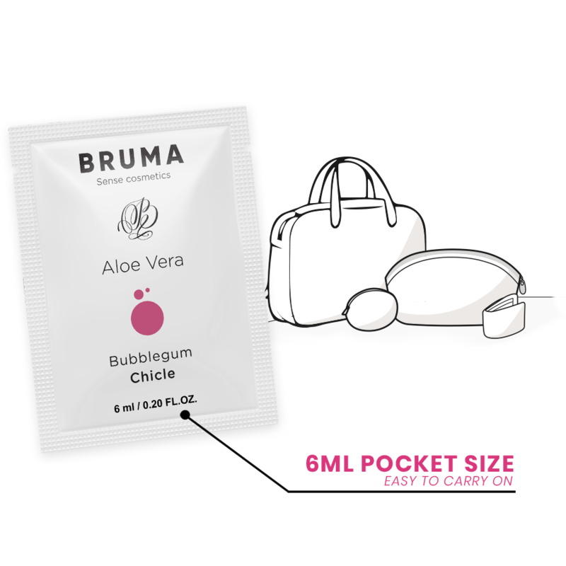 BRUMA - ALOE VERA Gleitgel Bubblegum Geschmack 6 ml