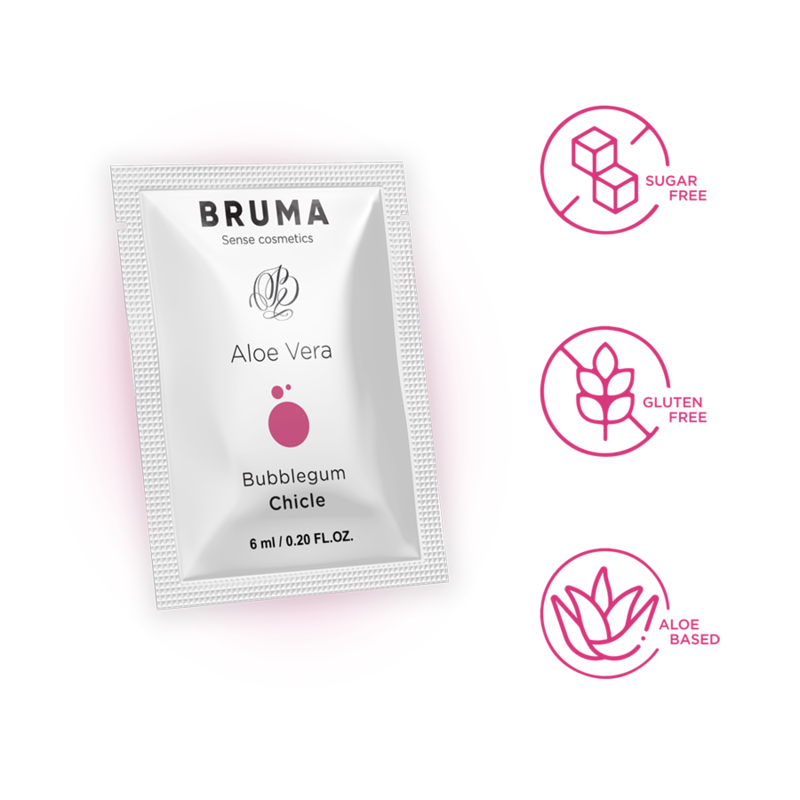 BRUMA - ALOE VERA Gleitgel Bubblegum Geschmack 6 ml