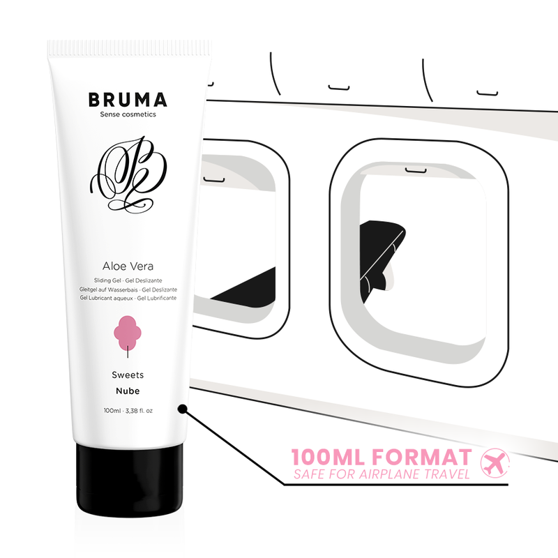 BRUMA - ALOE VERA Gleitgel Zuckerwatte Geschmack 100 ml