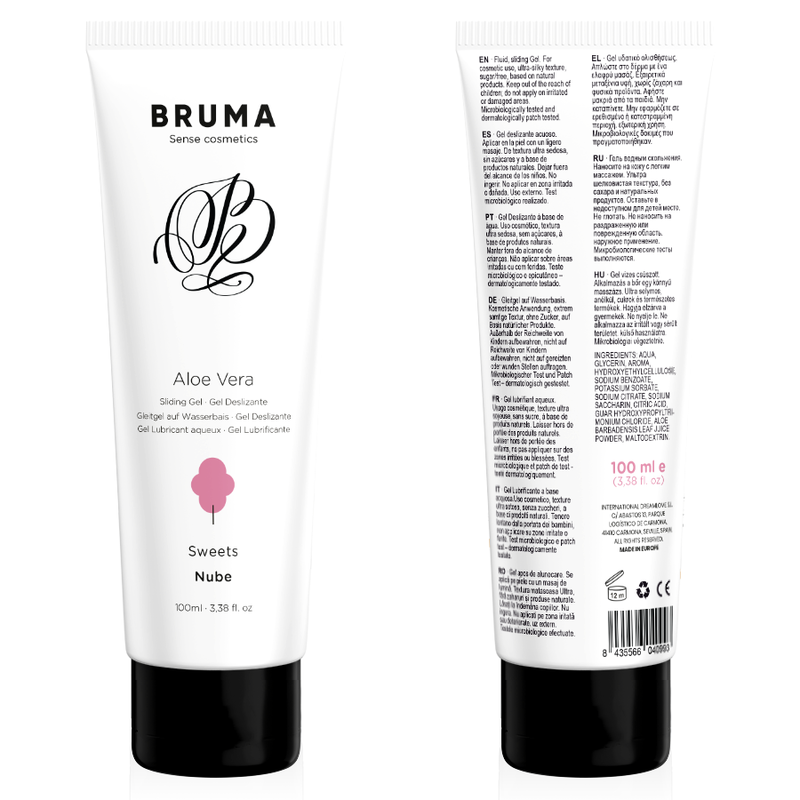 BRUMA - ALOE VERA Gleitgel Zuckerwatte Geschmack 100 ml