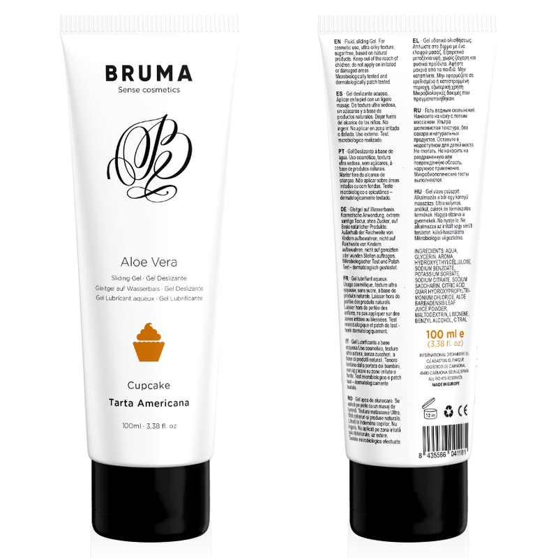 BRUMA - ALOE VERA Gleitgel Cupcake-Geschmack 100 ml
