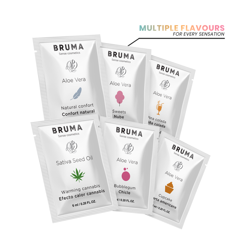 BRUMA - ALOE VERA Gleitgel Bubblegum Geschmack 6 ml