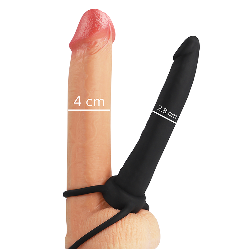 MYTHOLOGY - COBI ONYX ANALDILDO MIT SCHWANZ- UND HODENRING 13 CM SILIKON