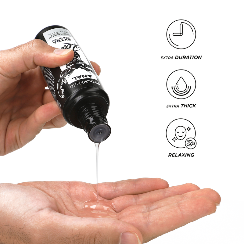 BLACK HOLE - Gleitgel auf Silikonbasis zur Anal-Dilatation 100 ml