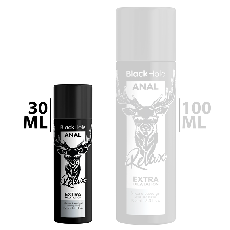BLACK HOLE - Gleitgel auf Silikonbasis zur Anal-Dilatation 30 ml