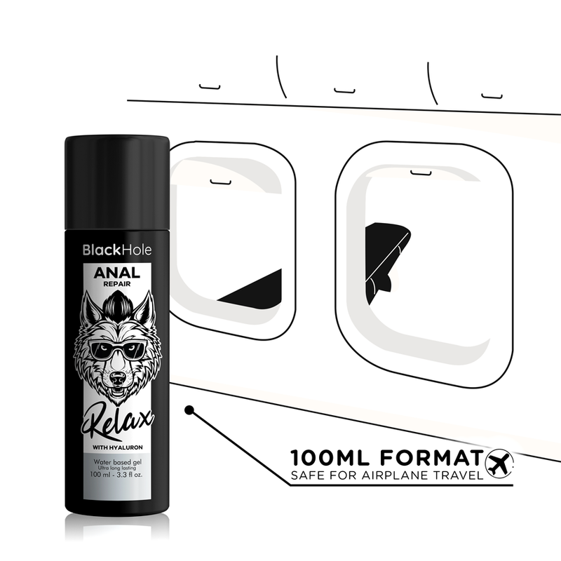 BLACK HOLE - ANAL REPAIR Wasserbasierte Entspannung mit Hyaluron 100 ml