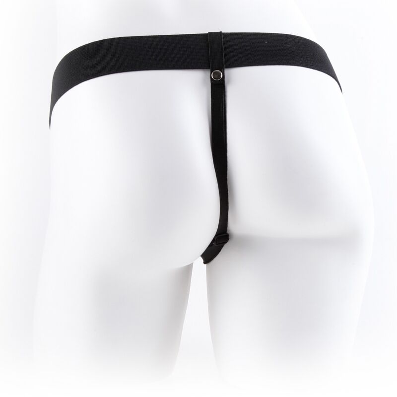 FETISH FANTASY SERIES - Verstellbarer Gurt mit Fernbedienung, realistischer Penis mit Hoden 23 cm