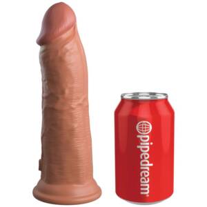 KING COCK - ELITE realistischer Silikondildo 20,3 cm Karamell