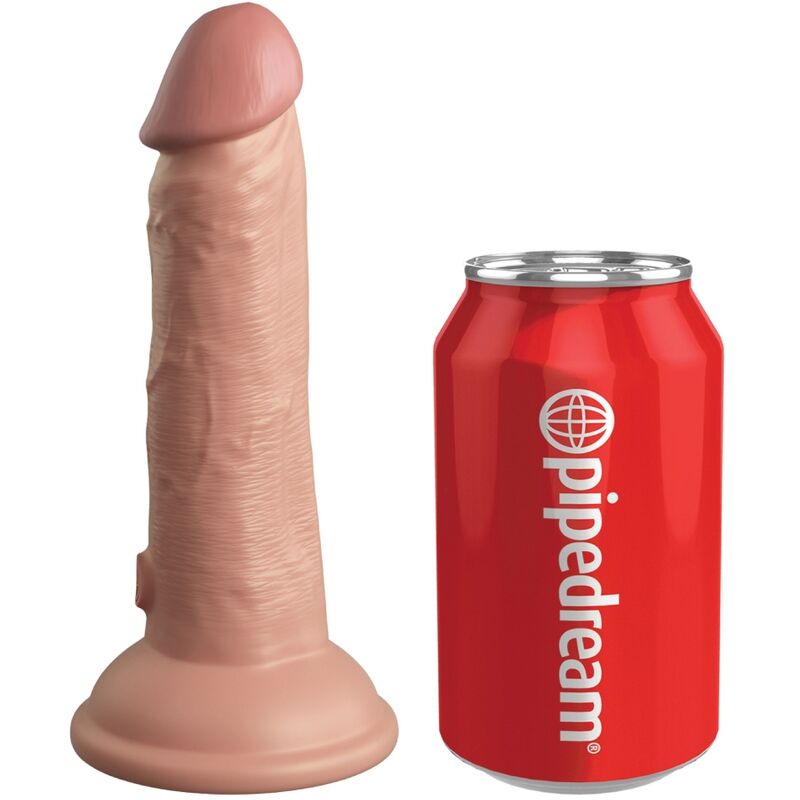 KING COCK - ELITE realistischer Dildo mit Vibration und Silikon 15,2 cm