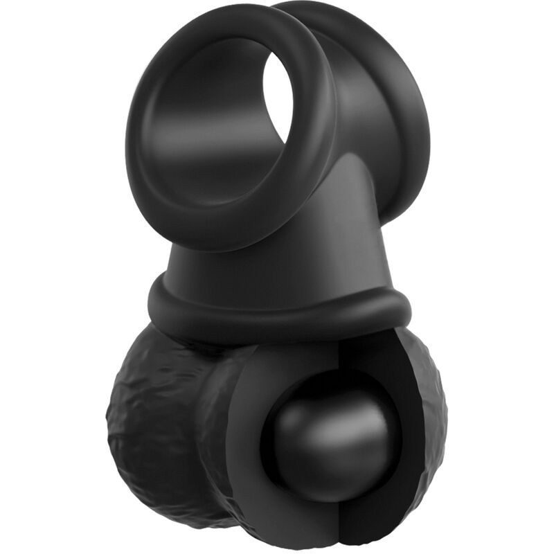 KING COCK - ELITE DELUXE VERSTELLBARES HARNESS-KIT RING MIT HODEN & DILDO 20,3 CM