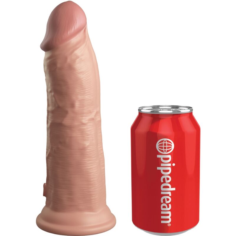 KING COCK - ELITE DELUXE VERSTELLBARES HARNESS-KIT RING MIT HODEN & DILDO 20,3 CM