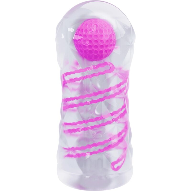 PRETTY LOVE - FANTASY männlicher Masturbator mit Innenspirale und transparenten Bällen