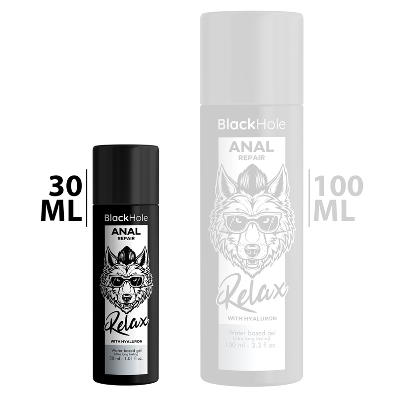BLACK HOLE - ANAL REPAIR Wasserbasierte Entspannung mit Hyaluron 30 ml
