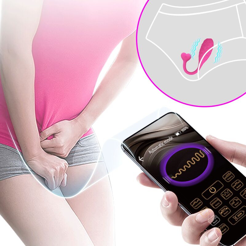 PRETTY LOVE - App-gesteuertes Rosa Fisher-Vibrations-Ei