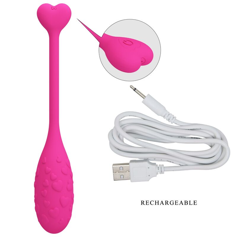 PRETTY LOVE - App-gesteuertes Rosa Fisher-Vibrations-Ei