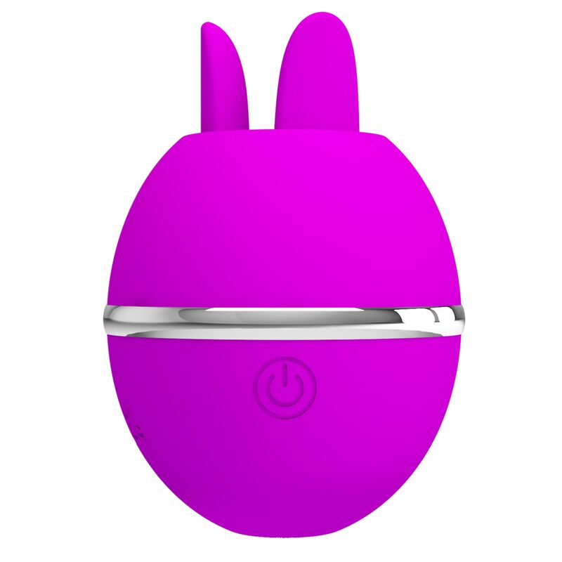 PRETTY LOVE - GEMINI BALL LILA. Runder Vibrator aus Silikon.