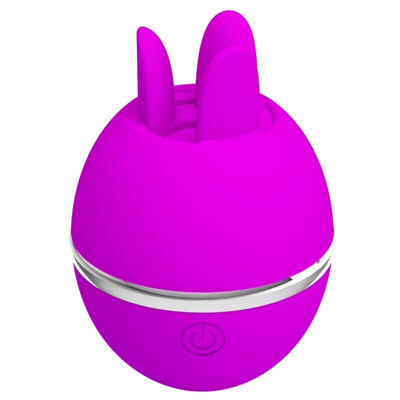 PRETTY LOVE - GEMINI BALL LILA. Runder Vibrator aus Silikon.