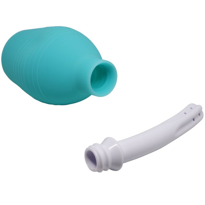 MR PLAY - Analbirne, blaue Gummi-Dusche