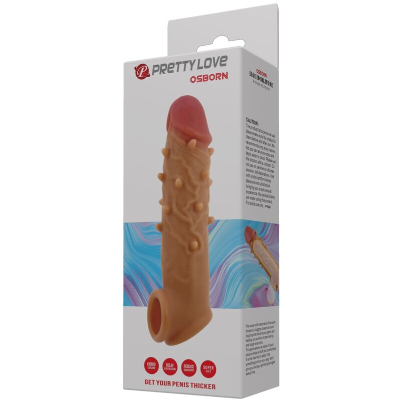 PRETTY LOVE - OSBORN EXTENSIONIERENDER STIMULIERENDER PENISÜBERZUG