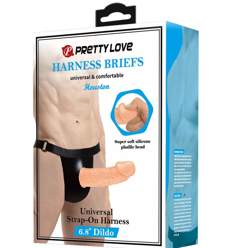 PRETTY LOVE - HARNNES-SLIP MIT DILDO INKLUSIVE