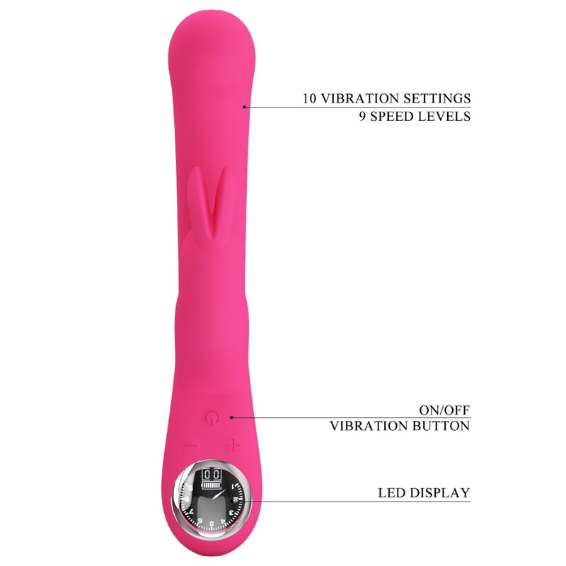 PRETTY LOVE - LAMAR RABBIT VIBRATOR & Rosa G-Punkt