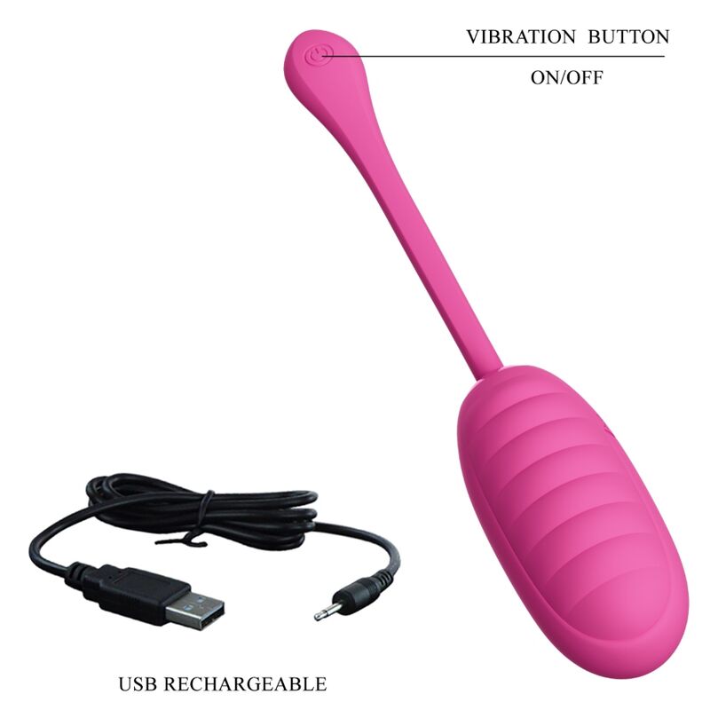 PRETTY LOVE - CATALINA PINK Wiederaufladbares Vibrations-Ei App
