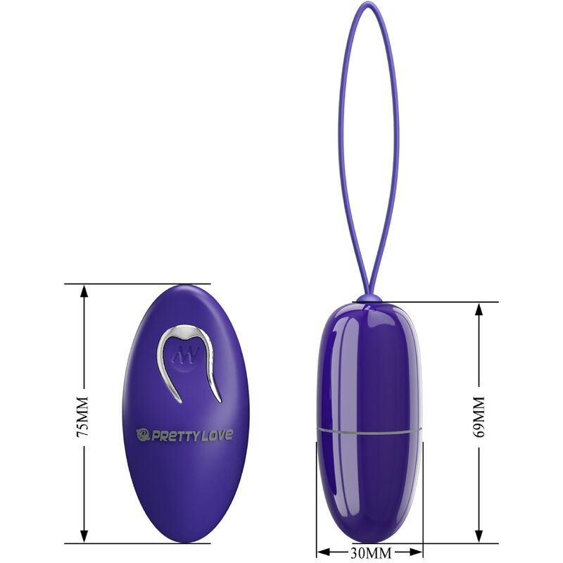 PRETTY LOVE - SELKIE YOUTH MINI VIBRATIONS-EI VIOLETT MIT FERNBEDIENUNG