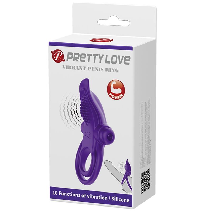 PRETTY LOVE - Lila Vibrations-Penisring