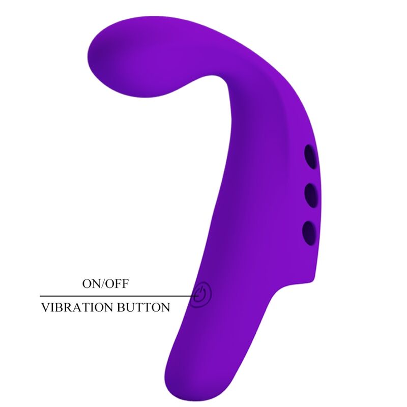 PRETTY LOVE - GORGON LILA WIEDERAUFLADBARER FINGERVIBRATOR