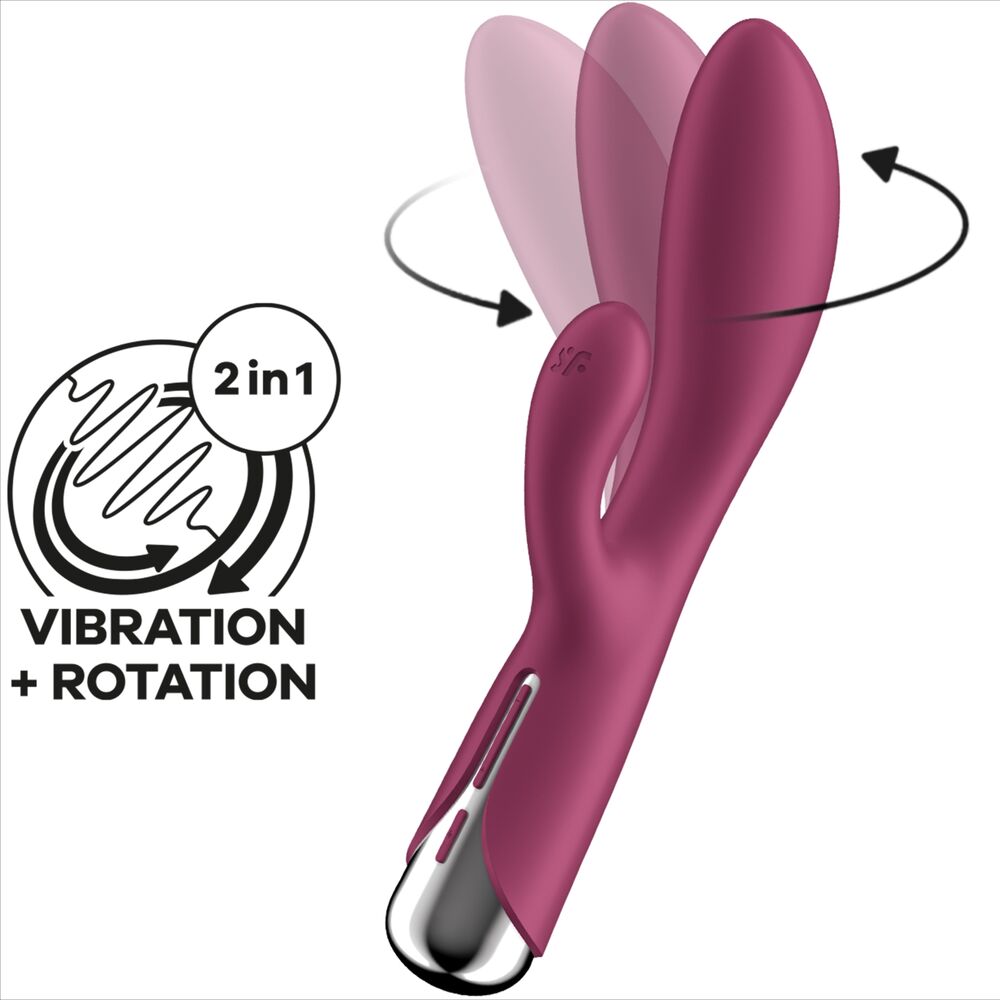 SATISFYER - SPINNING RABBIT 1 Klitorisstimulation und Stimulation des roten G-Punkts
