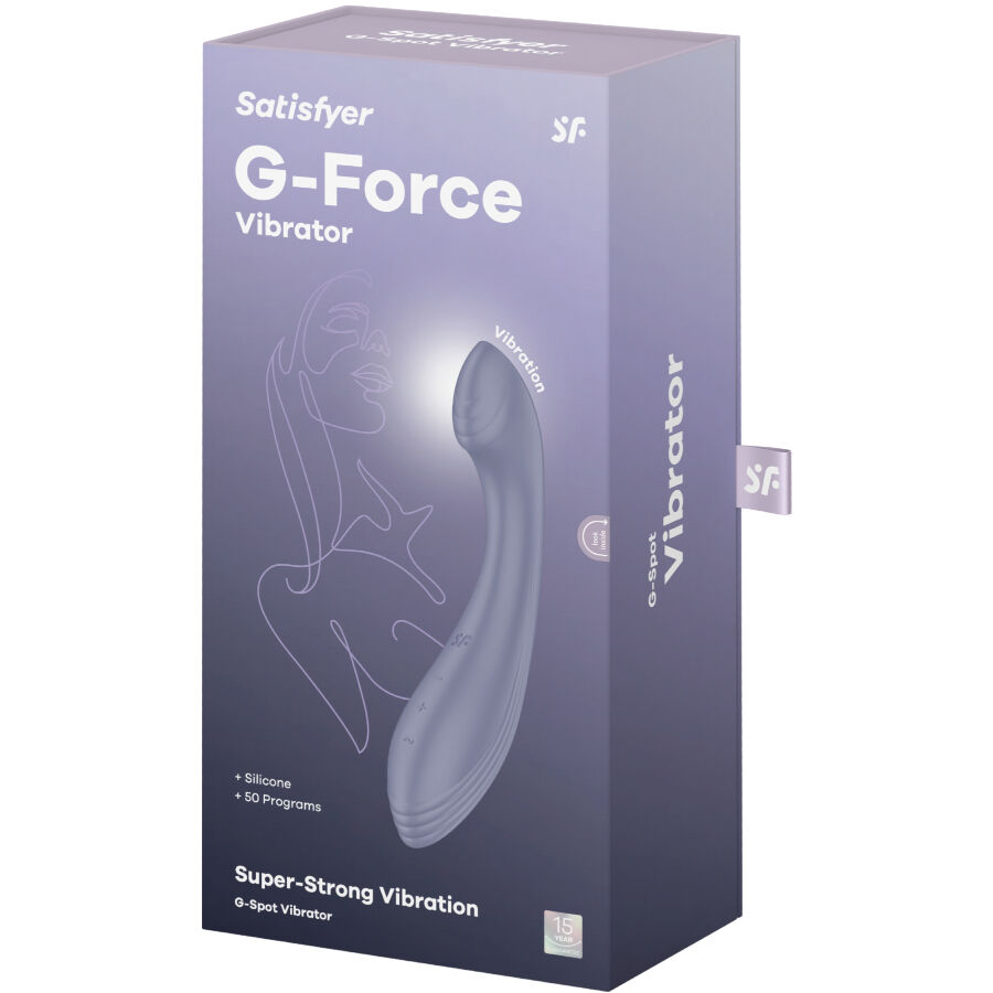 SATISFYER - G-FORCE VIBRATOR KLITORISSTIMULATOR G-PUNKT VIOLETT