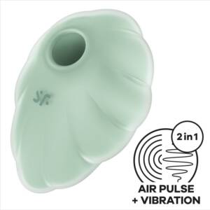 SATISFYER - CLOUD DANCER GRÜNER AIR PULSE VIBRATOR
