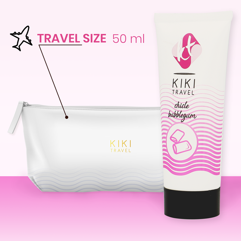KIKÍ TRAVEL - Erdbeer-Gummigleitgel 50 ml