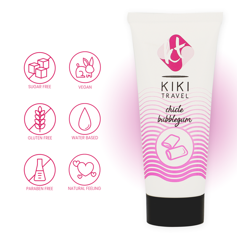 KIKÍ TRAVEL - Erdbeer-Gummigleitgel 50 ml