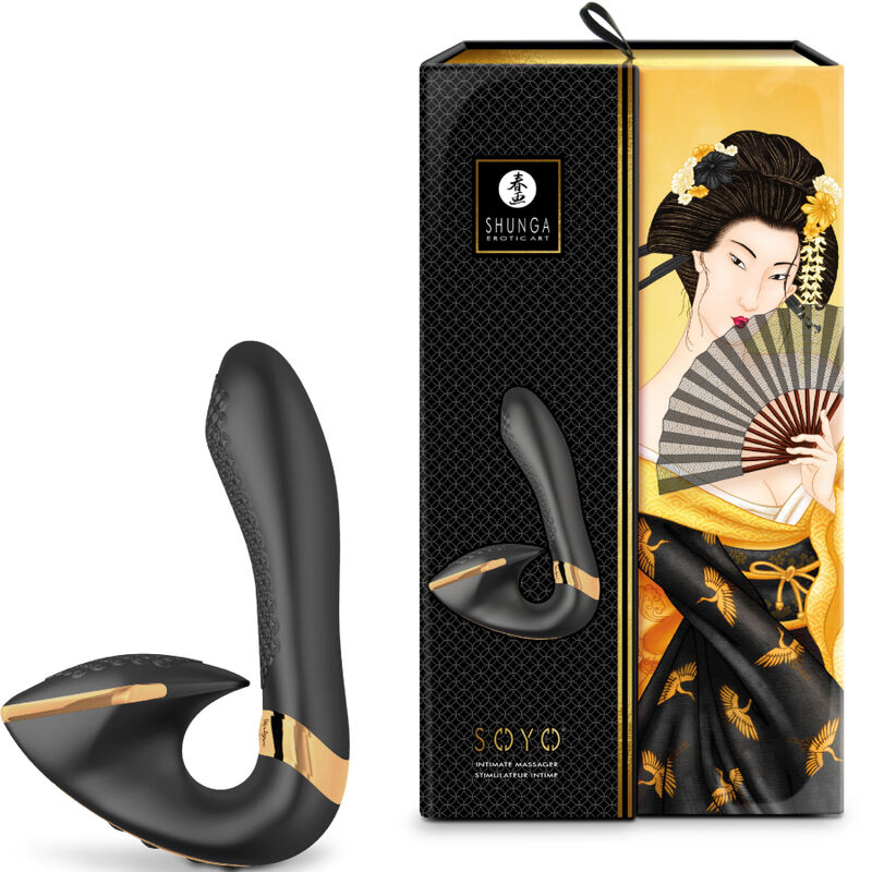 SHUNGA - SOYO INTIM MASSAGER Schwarz