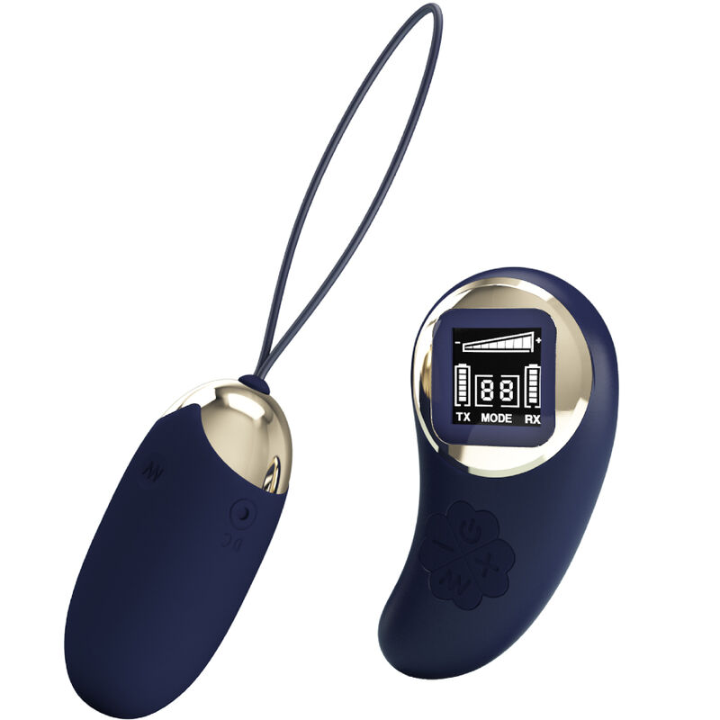 PRETTY LOVE - MINA VIBRATIONS-EI MIT FERNBEDIENUNG BLAU