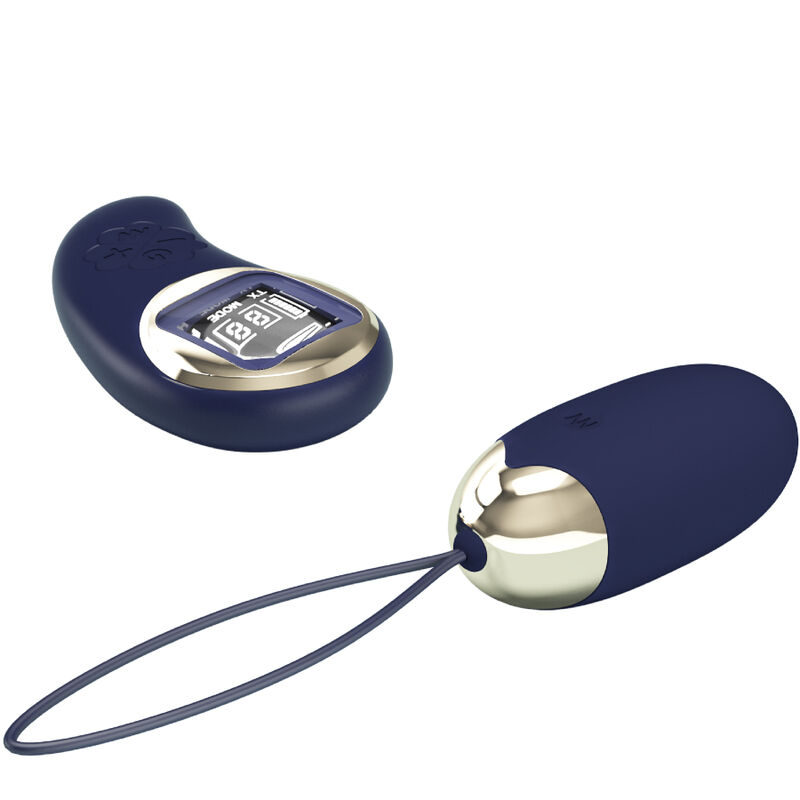 PRETTY LOVE - MINA VIBRATIONS-EI MIT FERNBEDIENUNG BLAU