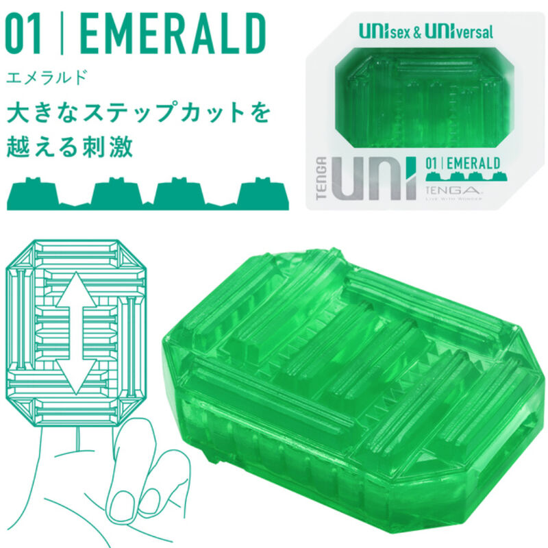 TENGA - UNI VARIETY MASTURBATOR FINGERHÜLSEN PACKUNG 4 EINHEITEN
