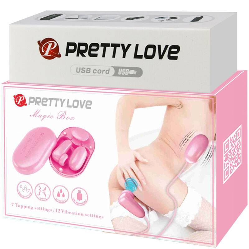 PRETTY LOVE - MAGIC BOX Vibrationkugel & rosa Klitorisstimulator