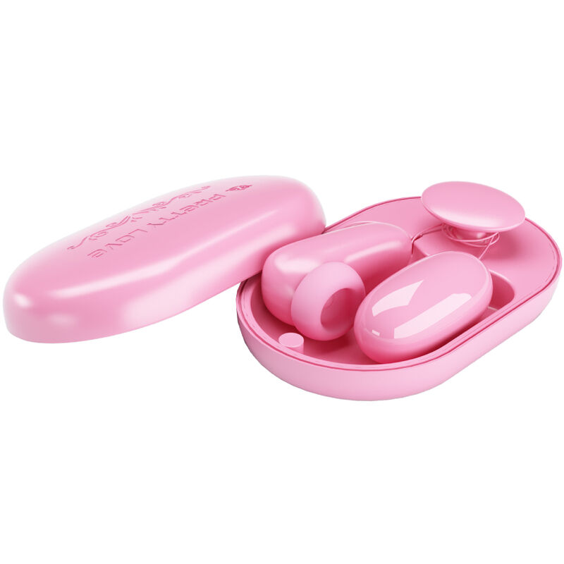 PRETTY LOVE - MAGIC BOX Vibrationkugel & rosa Klitorisstimulator