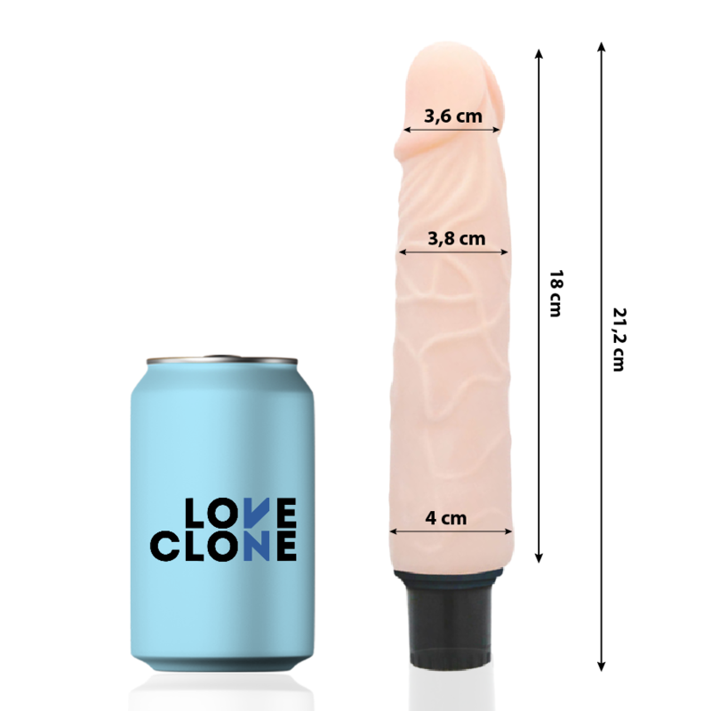 LOVECLONE - FINN selbstschmierenden Vibrator 21,2 cm -O- 3,8 cm