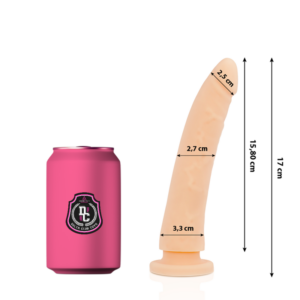DELTA CLUB - SPIELZEUG DILDO NATÜRLICHES MEDIZINISCHES SILIKON 17 CM -O- 3 CM