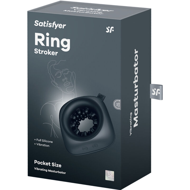 SATISFYER - Ring Stroker Masturbator & Vibrator