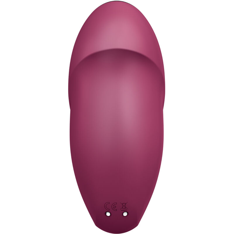 SATISFYER - TAP & CLIMAX 1 Auflegvibrator Rot